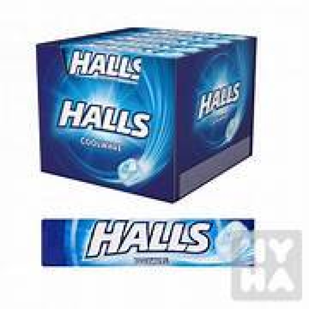 CARAM HALLS MENTOL AZUL X 20 UDS