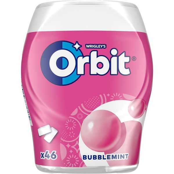 CHICLES ORBIT BOTE 46 GRAG BUBBLE X 6 UDS