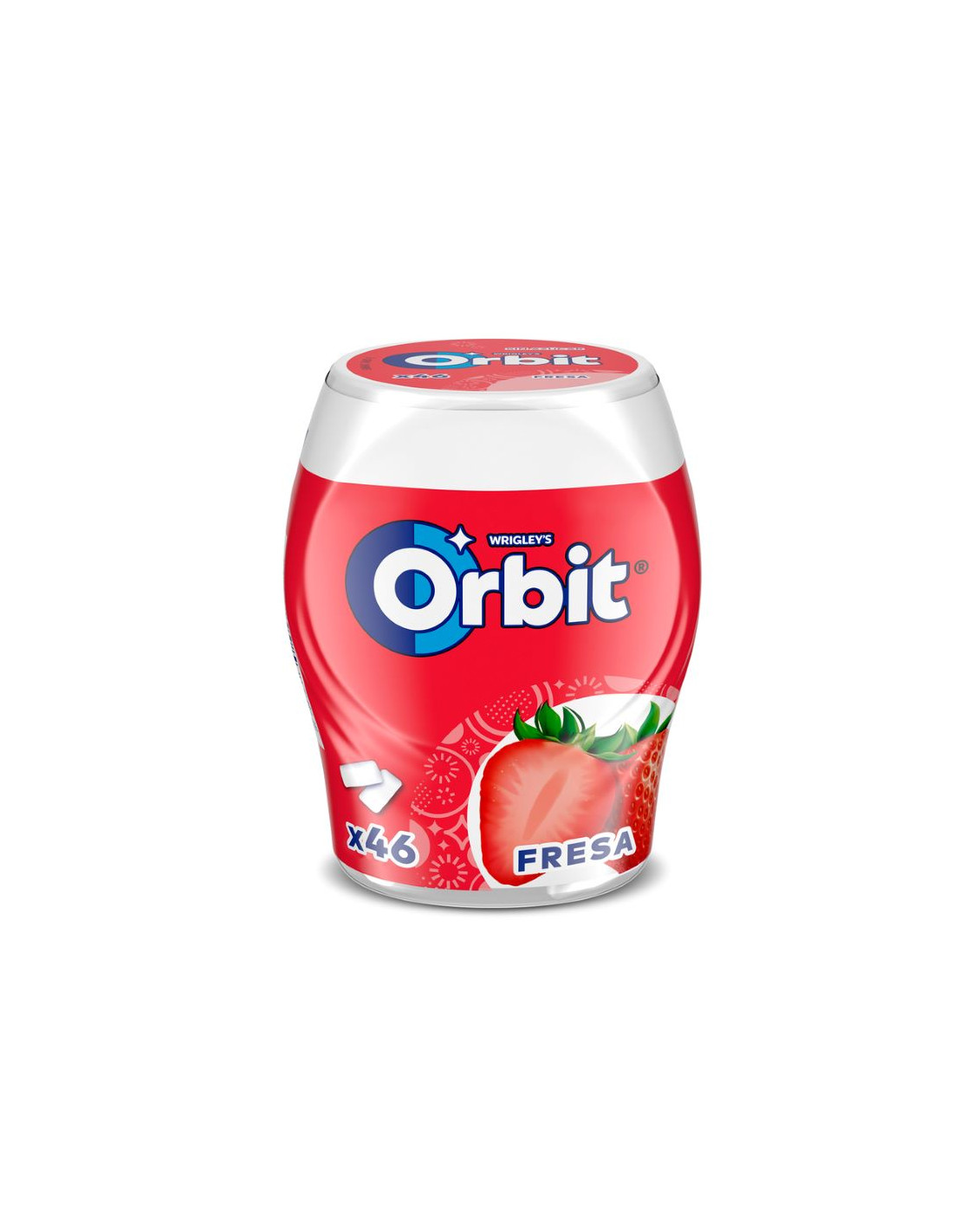 CHICLES ORBIT BOTE FRESA X 6 UDS 46 piezas CHICLES ORBIT BOTE FRESA X 6 UDS 46 piezas