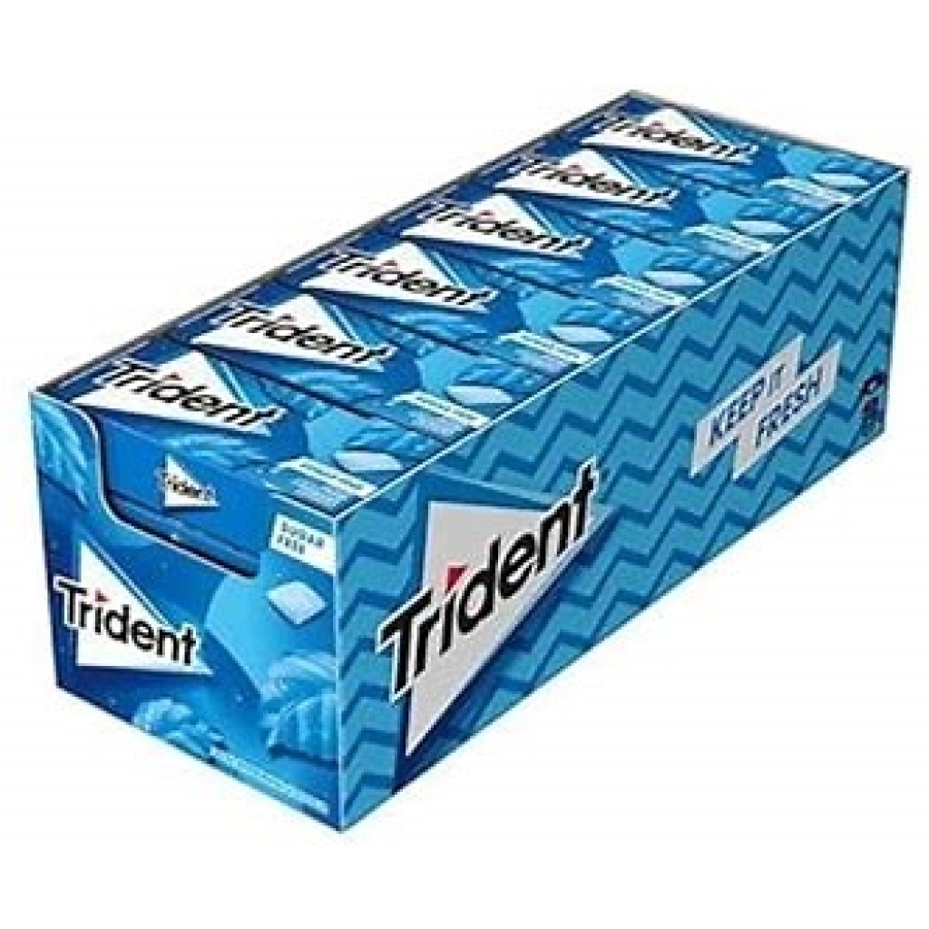 CHICLES TRIDENT GR MENTA x 24ud